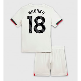 Baby Fußballbekleidung Chelsea Christopher Nkunku #18 Auswärtstrikot 2025-26 Kurzarm (+ kurze hosen)